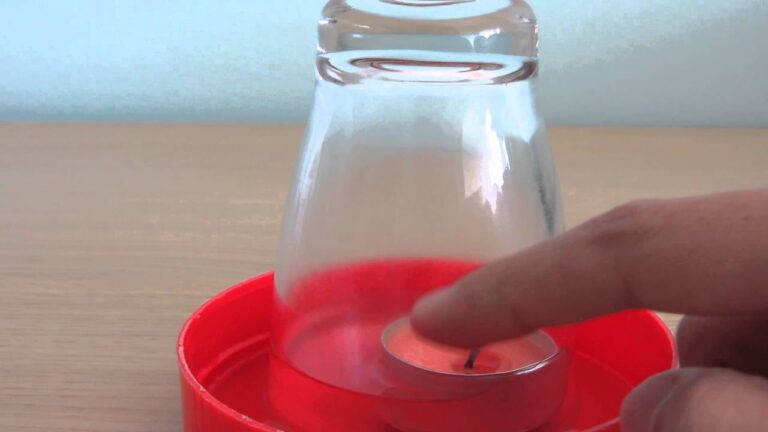 Descubre el sorprendente experimento de la vela y el agua: ¡imperdible!