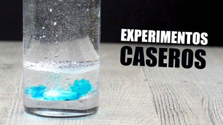 Aprende a crear experimentos químicos caseros fáciles en casa