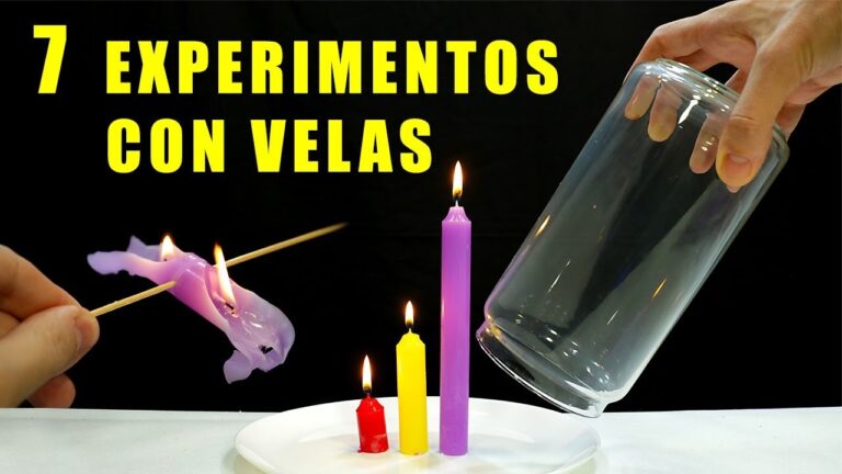 ¡Descubre los sorprendentes experimentos con velas y su explicación!